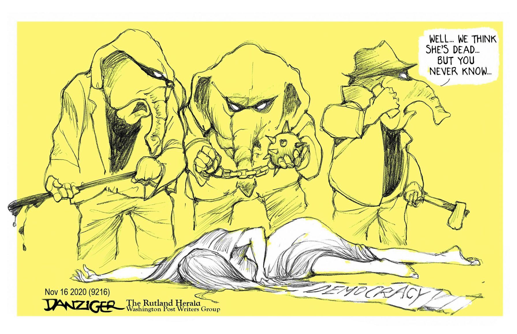 Jeff Danziger cartoon